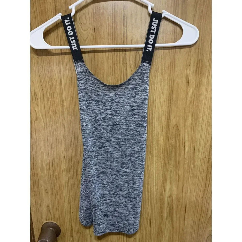 Nike Big Girls Dry Dri-FIT Grey Training Tank Top AH3955-010‎ Size Large